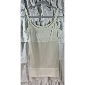 Yummie Tummie Women's Tank Top size Small Beige Shapewear spaghetti strap